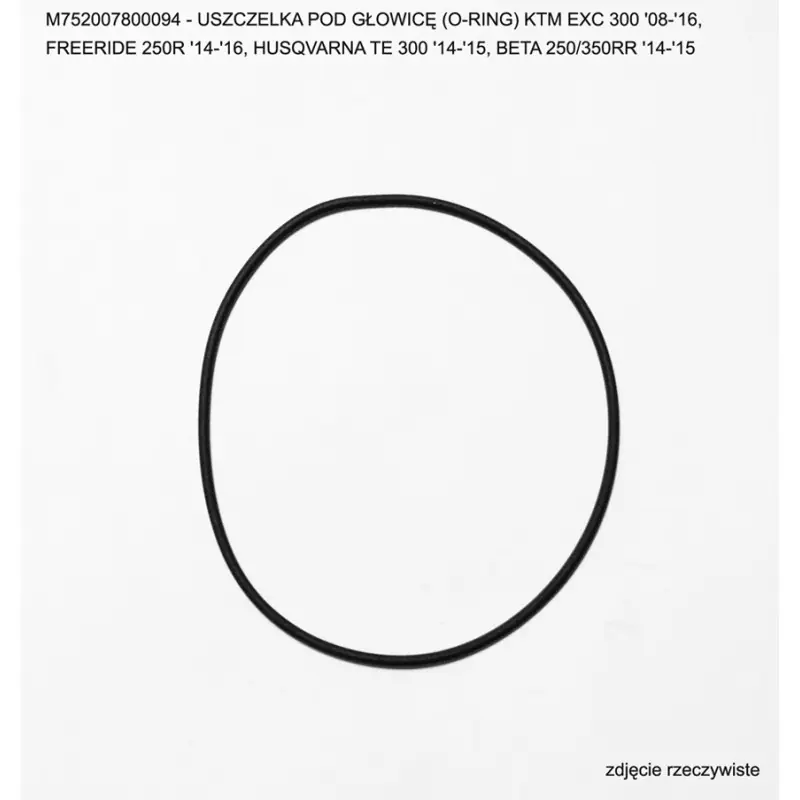 Bezpieczna płatność ATHENA USZCZELKA POD GŁOWICĘ ( GŁOWICY ) (O-RING) WEWNĘTRZNY KTM EXC 300 / TPI ‘08- ‘26, HUSQVARNA TE 300 ‘14- ‘26, BETA 300RR
