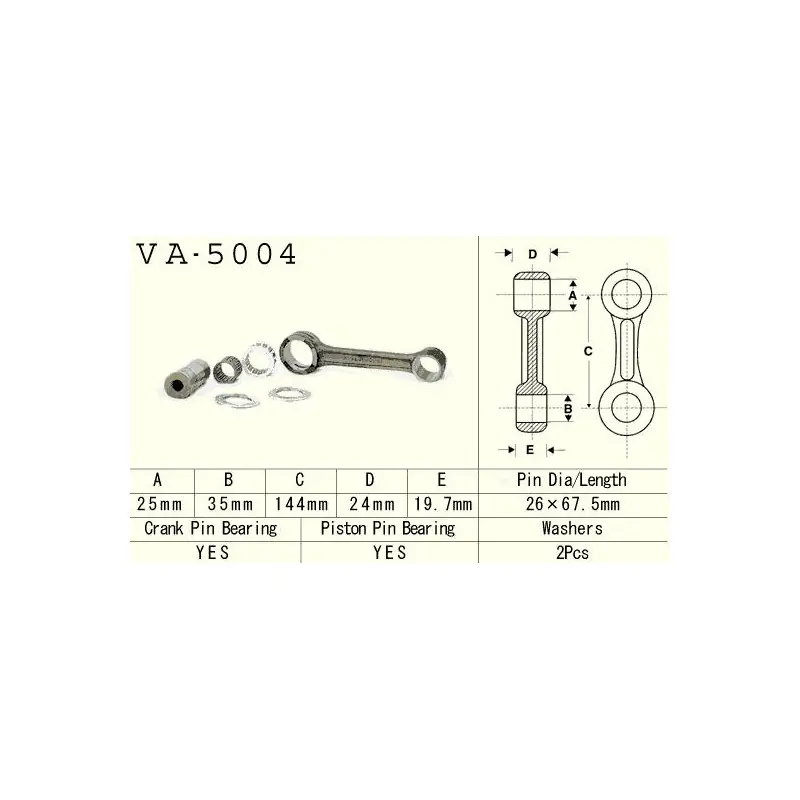 VESRAH KORBOWÓD HONDA CR 500 ‘87- ‘01 (VA5004) (MADE IN JAPAN) Nowość