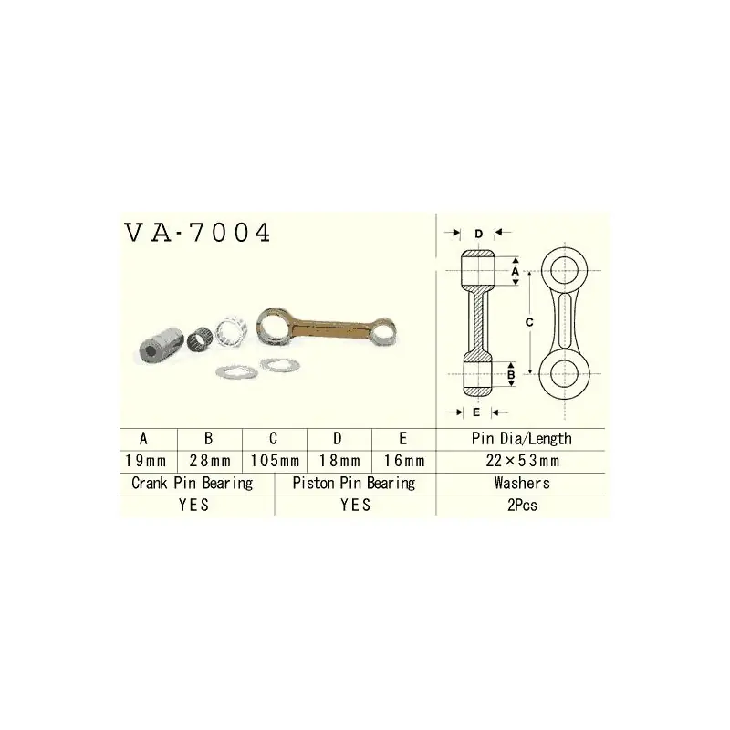 VESRAH KORBOWÓD SUZUKI RM 125 (RM125) ‘87- ‘96 (VA7004) (MADE IN JAPAN) Oferta limitowana