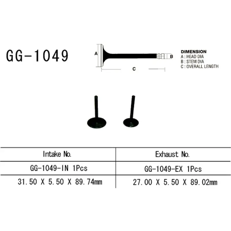 Ekspresowa dostawa VESRAH ZAWÓR WYDECHOWY HONDA CRF 230 ‘03-20 ‘ (OEM 14721-KBB-900) (1SZT.) (MADE IN JAPAN)