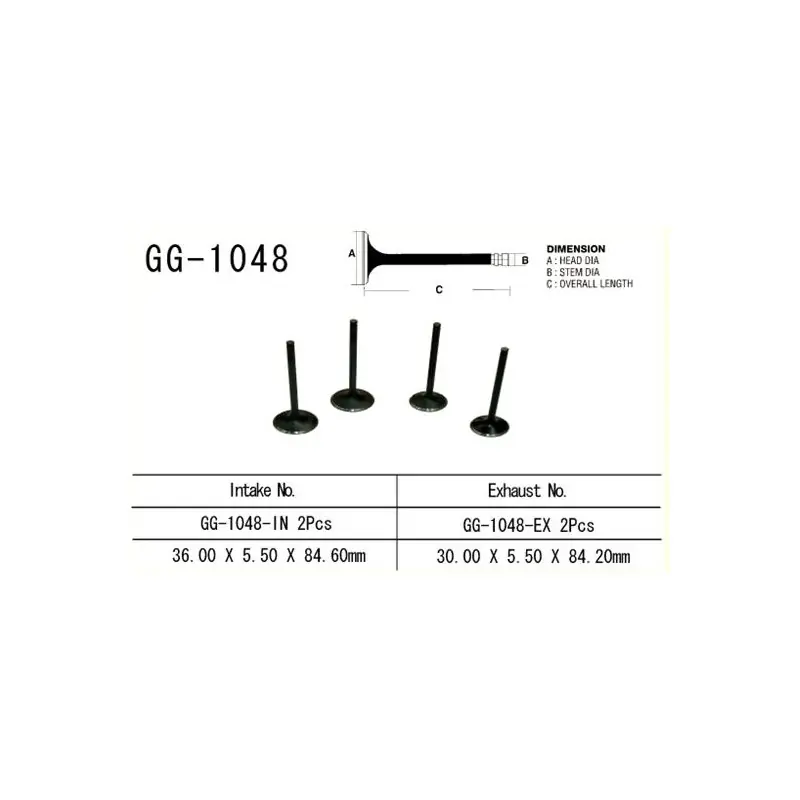 Oferta czasowa VESRAH ZAWÓR SSĄCY HONDA TRX 450 R ‘04- ‘05 (2 NA POJAZD) (OEM 14711--HP1-670) (1SZT.) (MADE IN JAPAN)