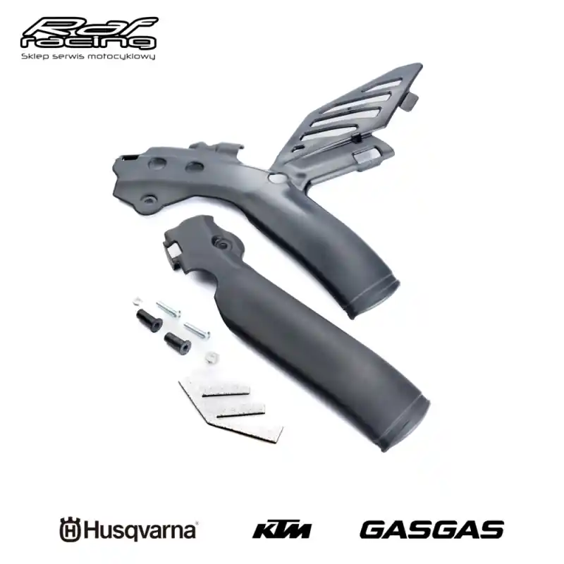KTM Osłony ramy kolor czarny SX SX-F EXC XC-W 125/150/250/300/350/450/530 09-13 77303094100 Hit sprzedaży