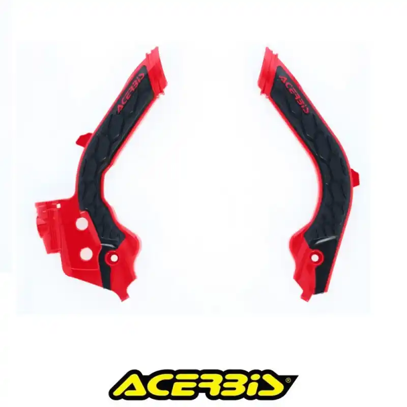 Acerbis Osłony ramy X-Grip Husqvarna FC TC FE TE FC TX 125/150/250/300/350/450/501 19-23 kolor czerwony-czarny Tylko dziś