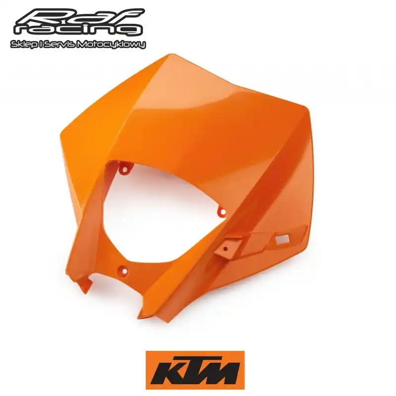 Kup teraz KTM Osłona lampy przedniej EXC XC-W EXC-F 125/200/250/300/400/450/525 05-07 pomarańczowa 5480800100004