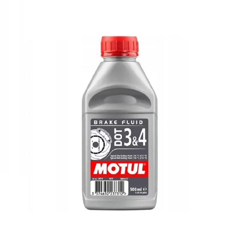 Płyn hamulcowy Motul DOT 3&4 0,5L Syntetyczny 102718 Szybka dostawa