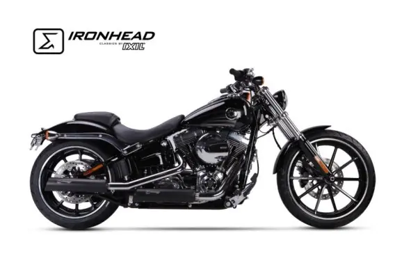 Taniej Tłumik IXIL HARLEY DAVIDSON SOFTAIL BREAKOUT 2013-2016 typ HC1-3B (SLIP ON, UPPER MUFFLER)