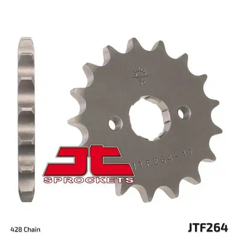 JT Zębatka przednia JTF264-14Z rozmiar 428 Yamaha DT Honda CB CLR XLR XR Derbi Senda Kymco Maxxer Pulsar Quannon 50/125 Zamów teraz