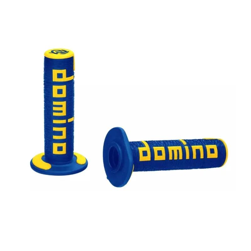 Nowość Domino Manetki A360 niebiesko-żółte CROSS ENDURO
