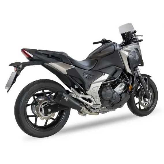 Ostatnia szansa Tłumik IXIL HONDA NC 750 X 2021 (RH09), typ RB (waga 900 Gr., długość 230 mm., materiał Inox AISI304, kolor Black painted) SLIP