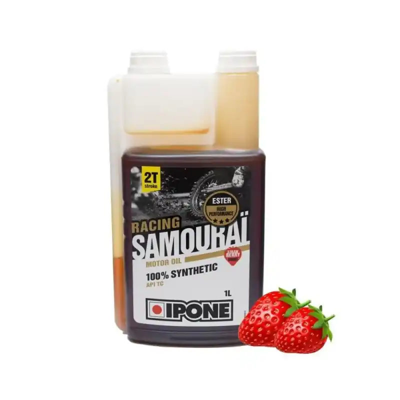 Ipone Samourai Racing 2T 100% Syntetyk Truskawka 1L Hit cenowy