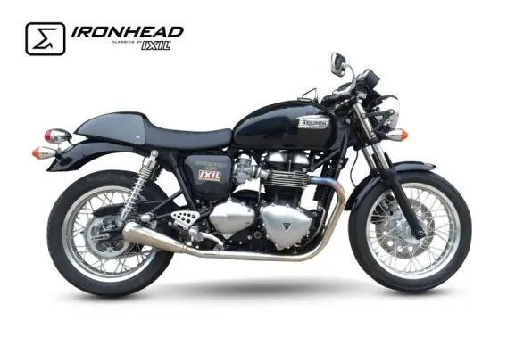 Dostępne od ręki Tłumik IXIL TRIUMPH THRUXTON 865 04-15 typ OVC11SS (SLIP ON, LEFT MUFFLER)