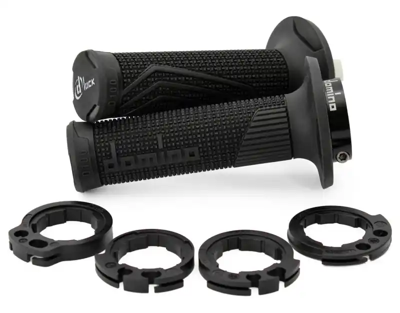 Oferta czasowa Domino skręcane manetki D-Lock czarne