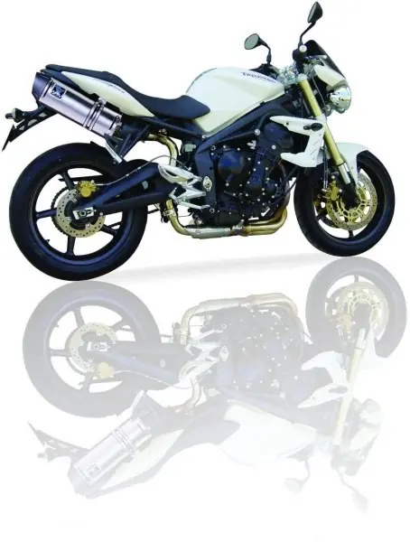 Premium Tłumik IXIL TRIUMPH STREET TRIPLE 675 07-11 (D67LD) typ SOVE (SLIP ON, RIGHT MUFFLER)