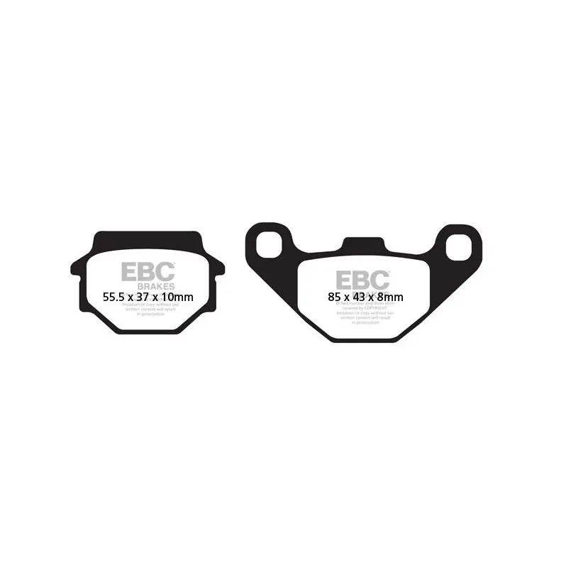 Kup teraz EBC Klocki hamulcowe FA067 Aprilia RX SX Kawasaki KX KLX Suzuki GN Yamaha YFM Grizzly KTM EXC Polaris CF Moto 125/250/300/500/650/800 81-17