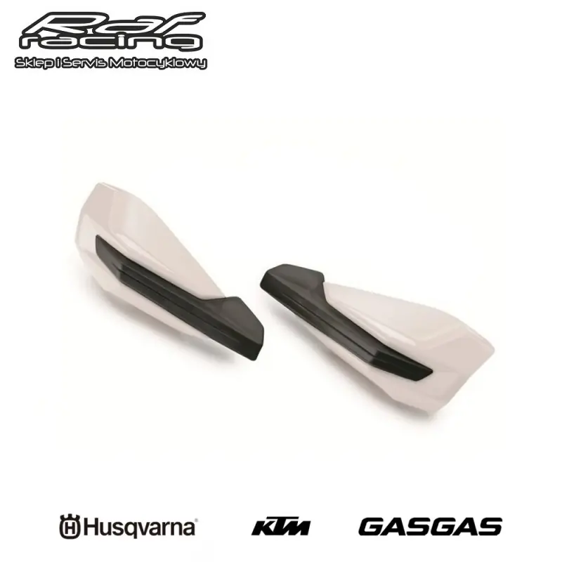 Wysoka jakość KTM Osłony dłoni listki kolor biały Husqvarna Gas Gas 79602182044AB
