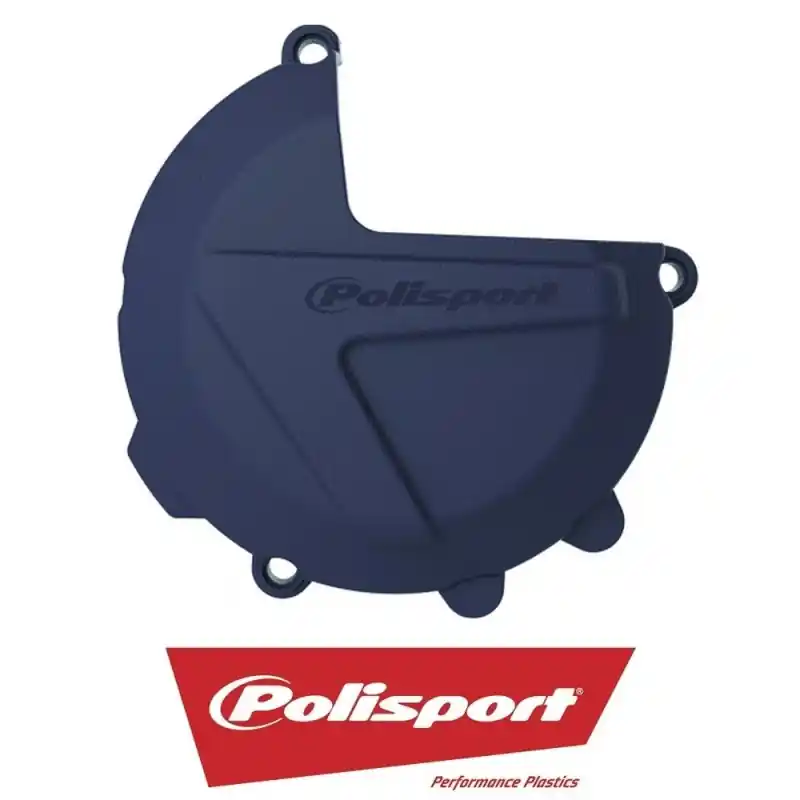 Łatwy zwrot Polisport Osłona pokrywy sprzęgła KTM EXC XC-W SX 250/300 Husqvarna TE 250/300 17-22 kolor niebieski