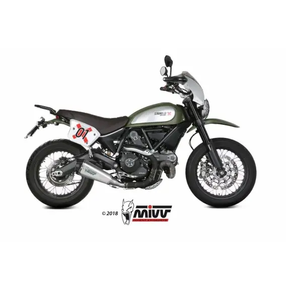 Nowy TŁUMIK MIVV DUCATI SCRAMBLER 800 D035LDRX