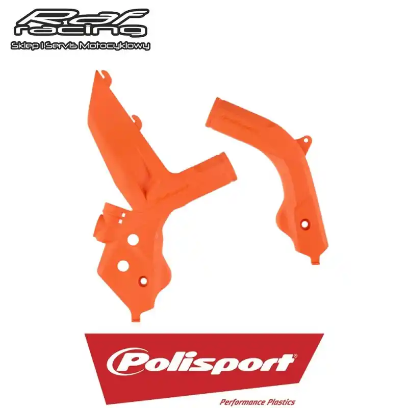 Popularny Polisport Osłony ramy KTM SX SX-F EXC EXC-F 125/150/250/300/350/450/500 19-23 pomarańczowe