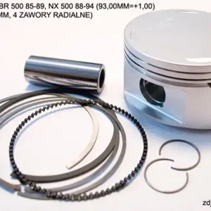 Zamów dziś PROX TŁOK HONDA XBR 500 85-89, NX 500 88-94 (93,00MM=+1,00) (SWORZEŃ 24MM, 4 ZAWORY RADIALNE)