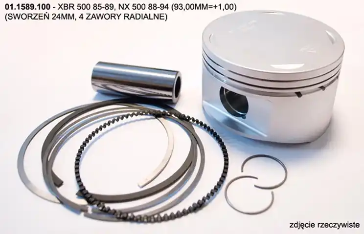 Zamów dziś PROX TŁOK HONDA XBR 500 85-89, NX 500 88-94 (93,00MM=+1,00) (SWORZEŃ 24MM, 4 ZAWORY RADIALNE)