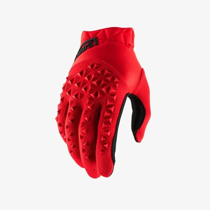 100 PROCENT RĘKAWICE CROSS/ENDURO AIRMATIC KOLOR CZERWONY/CZARNY ROZMIAR S Niska cena