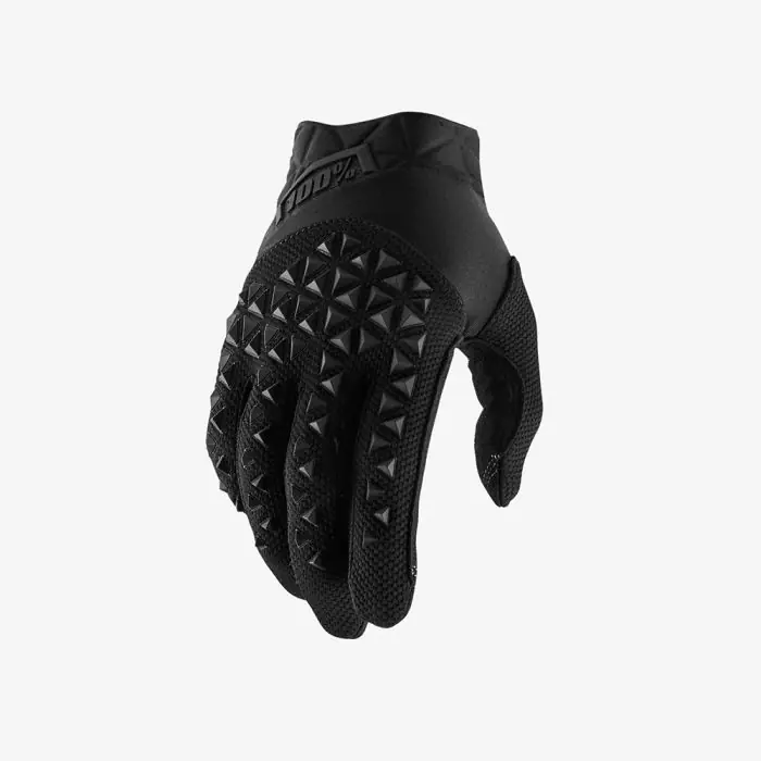 Premium 100 PROCENT RĘKAWICE CROSS/ENDURO/MTB AIRMATIC BLACK/CHARCOAL KOLOR CZARNY ROZMIAR M - OFERTA SPECJALNA