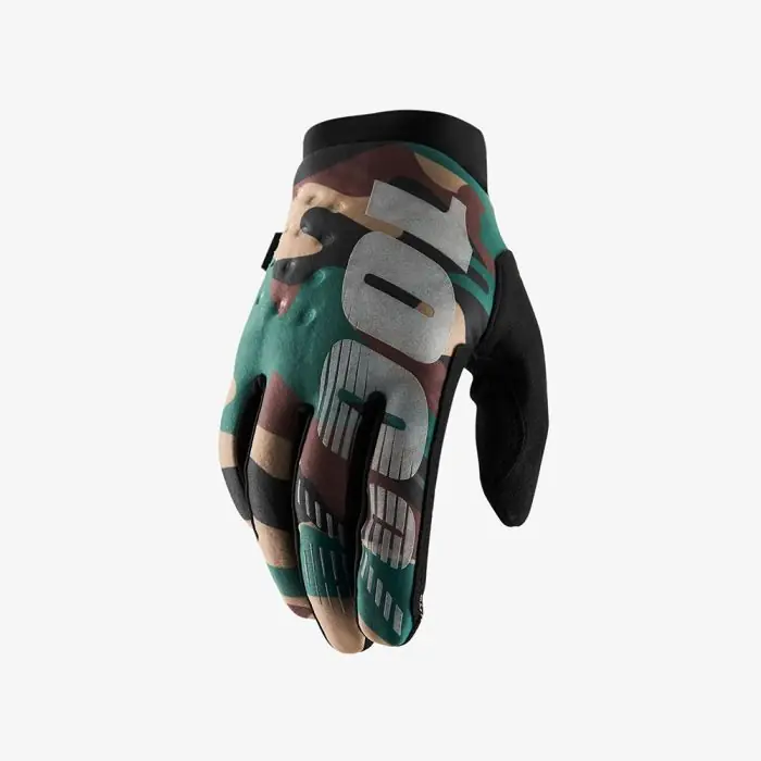 Łatwy zwrot 100 PROCENT RĘKAWICE CROSS/ENDURO BRISKER SOFTSHELL KOLOR CZARNY/CAMO ROZMIAR L STARY KOD 10016-061-12