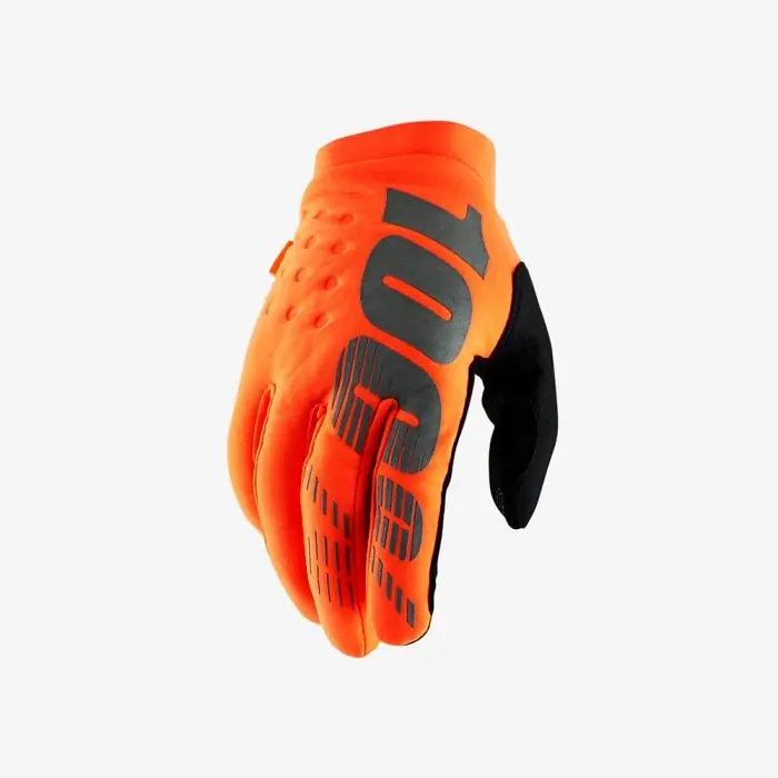 Dodaj do koszyka 100 PROCENT RĘKAWICE CROSS/ENDURO BRISKER SOFTSHELL KOLOR POMARAŃCZOWY/CZARNY ROZMIAR L