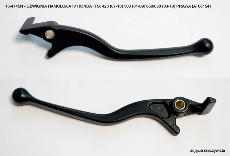 Premium BRONCO DŹWIGNIA HAMULCA ATV HONDA TRX 420 ‘07-‘10, 500 ‘01-‘09, 650/680 ‘03-‘10 PRAWA (13-4745N)