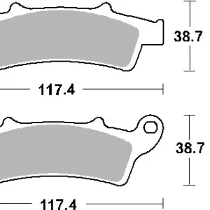 SBS PROMOCJA KLOCKI HAMULCOWE KH324 MAXI CARBON CARBON TECH KOLOR CZARNY PASUJE DO SKUTERY APRILIA 125/500, KYMCO 125/350, MALAGUTI 250/400 PRZÓD Tylko do końca tygodnia