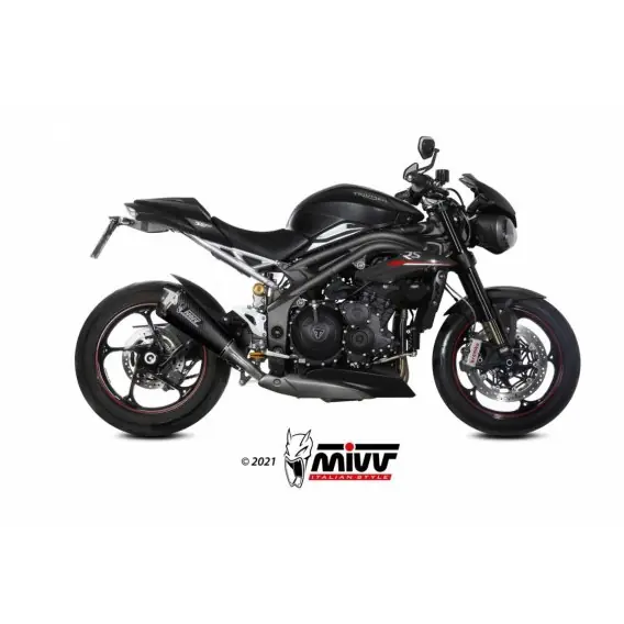 TŁUMIK MIVV TRIUMPH SPEED TRIPLE R/S/RS T021LDRC Wyprzedaż