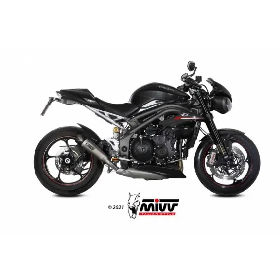 TŁUMIK MIVV TRIUMPH SPEED TRIPLE R/S/RS T021SC5T Wyprzedaż