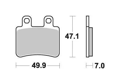 SBS PROMOCJA KLOCKI HAMULCOWE KH350 STREET STANDART CERAMIC KOLOR CZARNY PASUJE DO BMW C125/200, MALAGUTI MADISON 3, PRZÓD Kup teraz