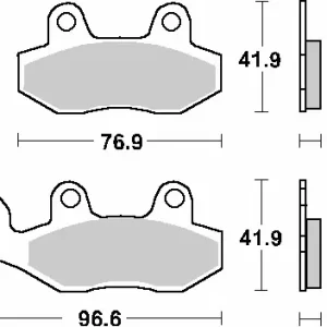 SBS PROMOCJA KLOCKI HAMULCOWE KH135 / KH214 STREET STANDART CERAMIC KOLOR CZARNY Zamów teraz