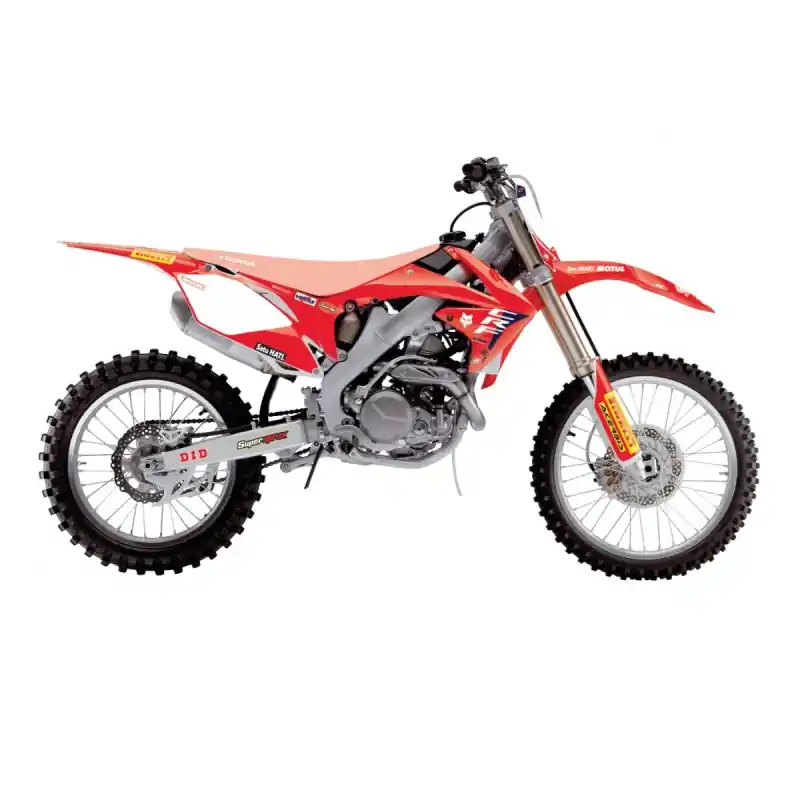 BLACKBIRD KOMPLET NAKLEJEK (OKLEIN) HONDA CRF 250R ‘10-‘13; CRF 450R ‘09-‘12 REPLICA TEAM HRC 24 Łatwy zwrot