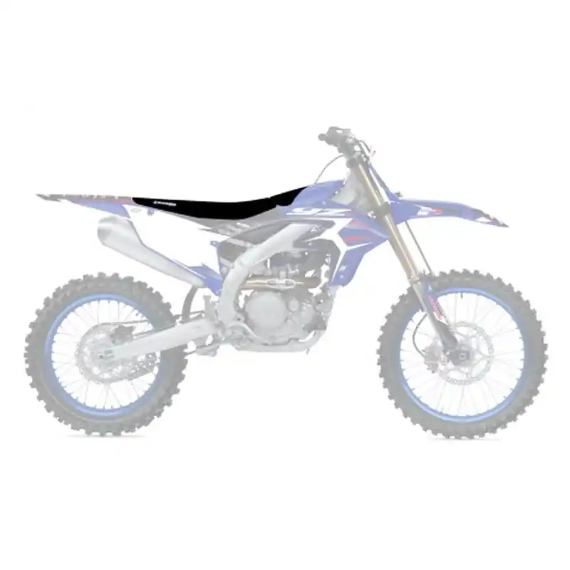BLACKBIRD POKROWIEC / POSZYCIE NA SIEDZENIE YAMAHA YZ 250F ‘24; YZ 450F ‘23-‘24 ZEBRA KOLOR CZARNY NIEBIESKI (REAL FOTO) - brak małego pokrowca Taniej