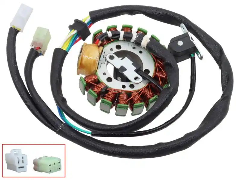 BRONCO 2024/10 UZWOJENIE ALTERNATORA STATOR YAMAHA YFM 350 WOLVERINE ‘95-‘99 (OEM 4KB-85510-10; 4KB-85510-11; 4KB-85510-12) Ograniczona ilość