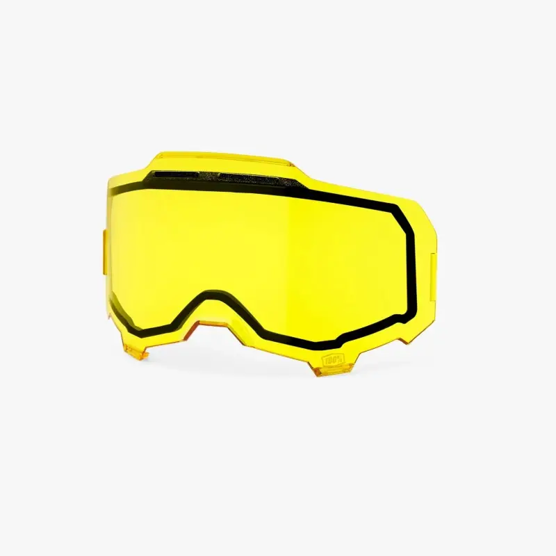 100 PROCENT ARMEGA / ARMATIC REPLACEMENT DUAL PANE VENTED YELLOW LENS - SZYBA/SZYBKA/SZYBKA PODWÓJNA WENTYLOWANA DO GOGLI ARMEGA / ARMATIC KOLOR ŻÓŁTY Kup teraz
