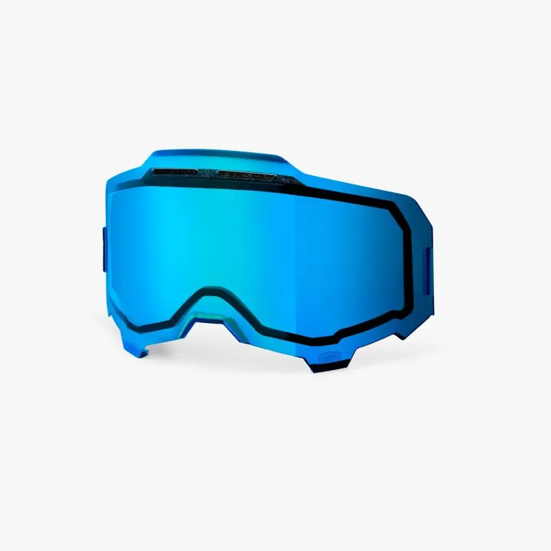 100 PROCENT ARMEGA / ARMATIC REPLACEMENT DUAL PANE VENTED MIRROR BLUE LENS - SZYBA/SZYBKA/SZYBKA PODWÓJNA WENTYLOWANA DO GOGLI ARMEGA / ARMATIC KOLOR NIEBIESKIE LUSTRO Nie przegap