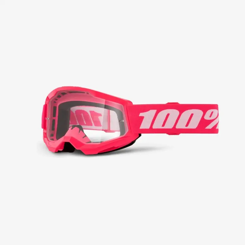100 PROCENT GOGLE STRATA 2 YOUTH JUNIOR PINK - CLEAR LENS - KOLOR RÓŻOWY/BIAŁY SZYBA PRZEŹROCZYSTA Zamów teraz