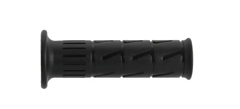 DOMINO MANETKI (GRIPY) KAWASAKI STYLE (22+25MM, DŁ.125MM) Z OTWOREM KOLOR CZARNY Nowość