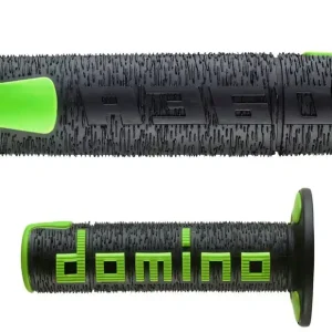 DOMINO MANETKI (GRIPY) OFF ROAD NEW LAMELAR DWUSKŁADNIKOWE KOLOR CZARNY/ZIELONY Wyjątkowa oferta