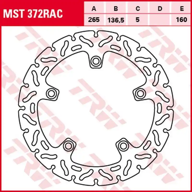TRW ZF TARCZA HAMULCOWA TYŁ BMW F 650/800GS/ADV ‘08- ‘ F 700GS ‘13-, F 800R ‘09-, F 750/850GS ‘18-, S 1000XR ‘15- ‘19, K 12 Najlepsza cena