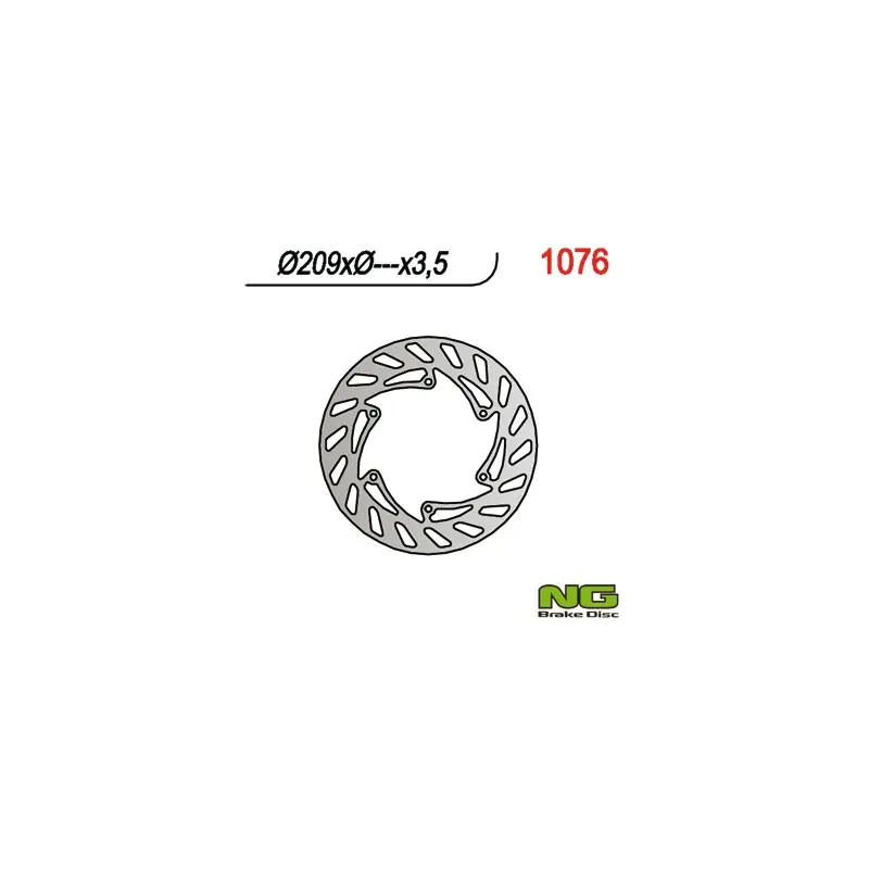 Szybka wysyłka NG TARCZA HAMULCOWA TYŁ CPI 50 SM/SX (209x-x3,5)