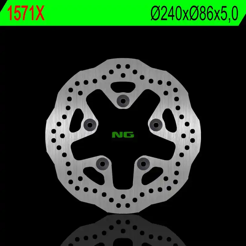 NG TARCZA HAMULCOWA TYŁ KTM SUPER DUKE 1290 14-18 (240X86X5,0MM) (5X8,5MM) WAVE Nie przegap