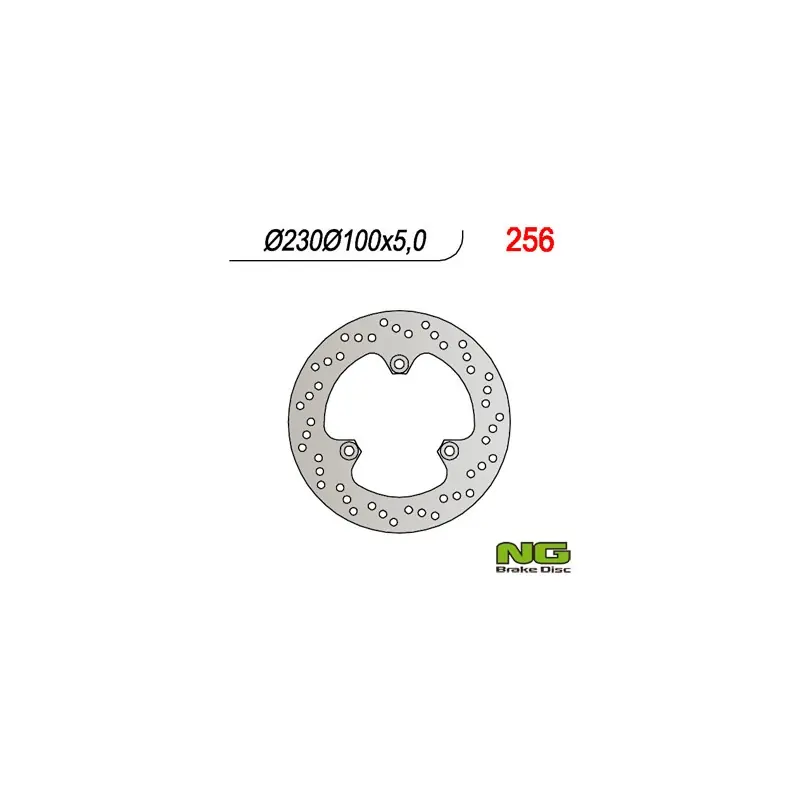 Oferta NG TARCZA HAMULCOWA TYŁ KAWASAKI GPZ500S ‘90- ‘03 (230x100x5) (3X10,5mm)