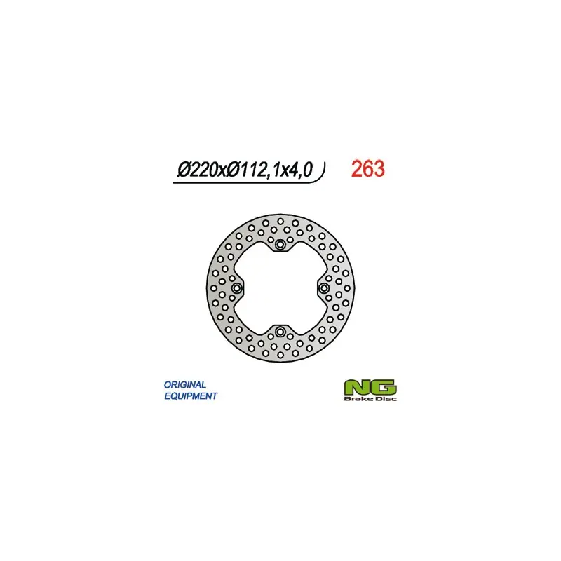 Oferta czasowa NG TARCZA HAMULCOWA TYŁ HUSQVARNA CR/WR/TE/TC (220x112x4)