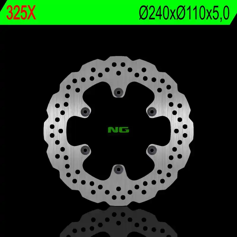 NG TARCZA HAMULCOWA TYŁ APRILIA/ BMW F 650 94-15, APRILIA PEGASO 650 01-08, BENELLI 899/900/1130 (240X110X5,0MM) (6X6,5MM) WAVE Hit cenowy