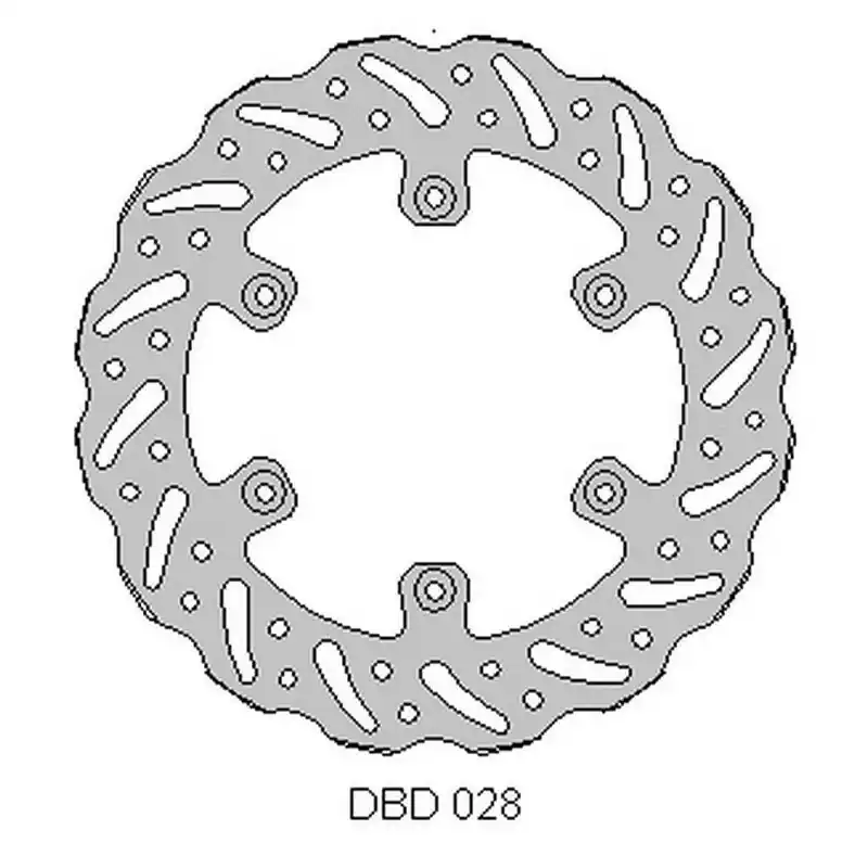 DELTA BRAKING TARCZA HAMULCOWA TYŁ YAMAHA YZ 125 ‘02-21, WRF 250 ‘02-21, WR 250 ‘02-07, YZ/YZF 250 ‘02-21, WRF/YZF ‘02-21, Szybka wysyłka