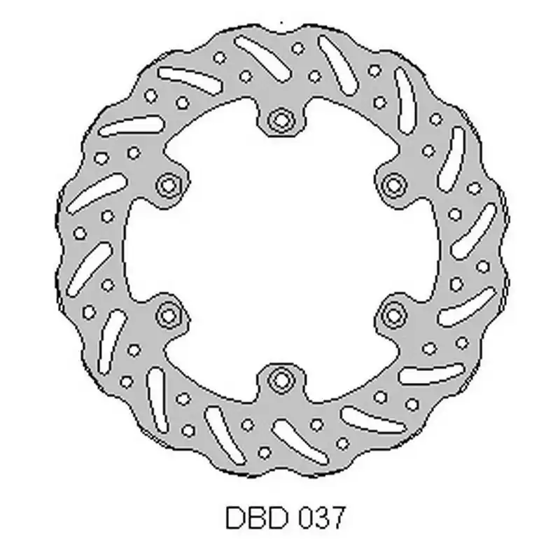 Obniżka ceny DELTA BRAKING TARCZA HAMULCOWA TYŁ KTM 2T/4T ‘91-21, HUSABERG, HUSQUARNA, GAS-GAS ‘21, WAVE (220X110X4MM) (6X6,5MM) (NG129,NG1